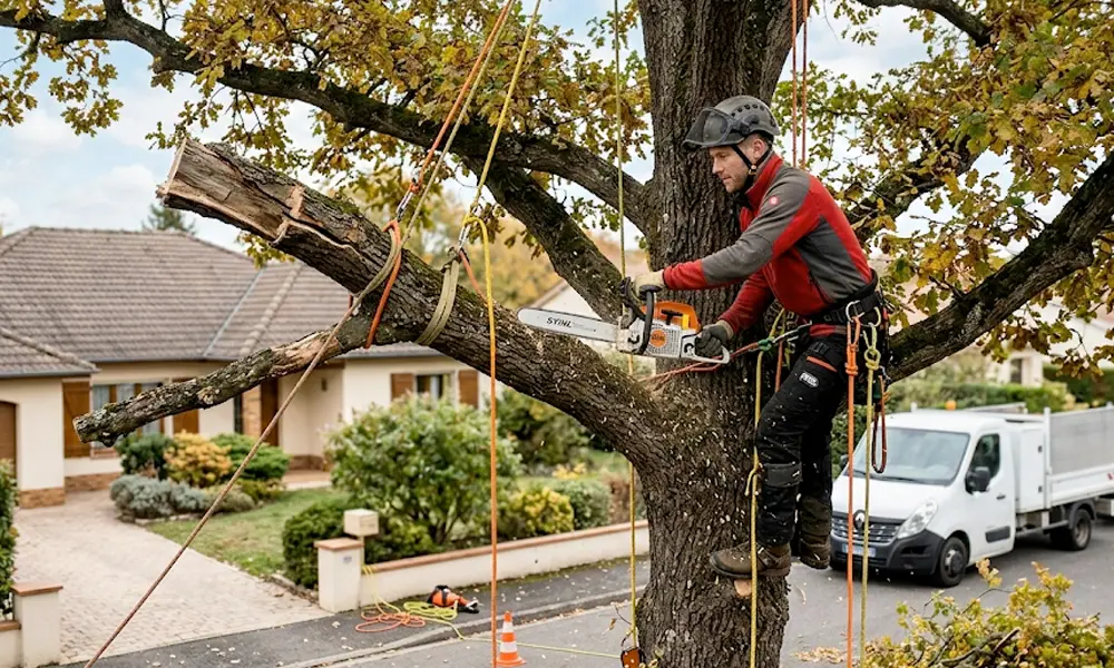 arbre après élagage professionnel